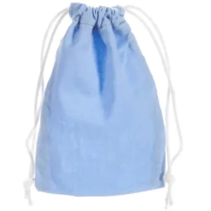 BAGS FABRIC LT BLUE 5CT