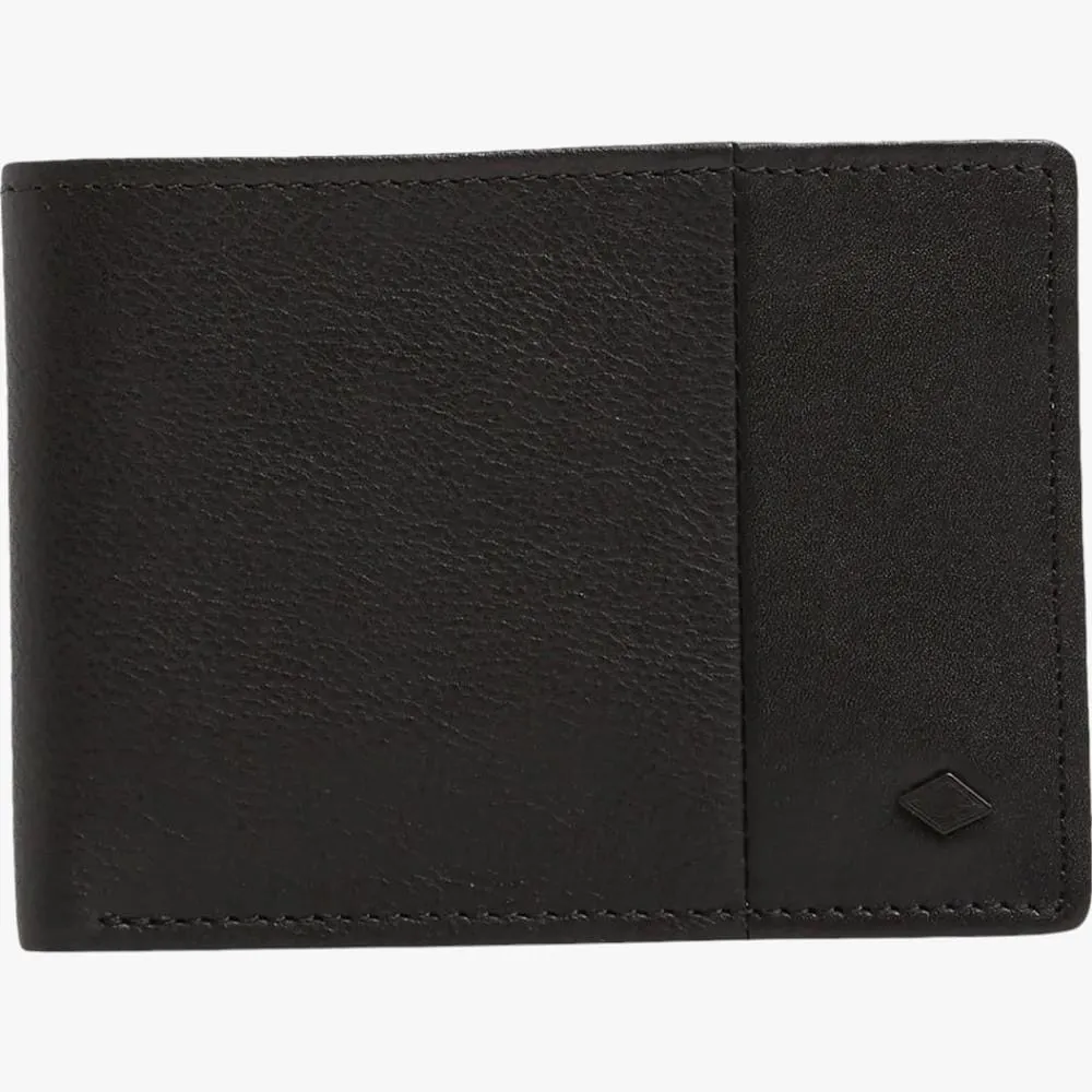 Billabong Downtown Slim Line Wallet Black Grain