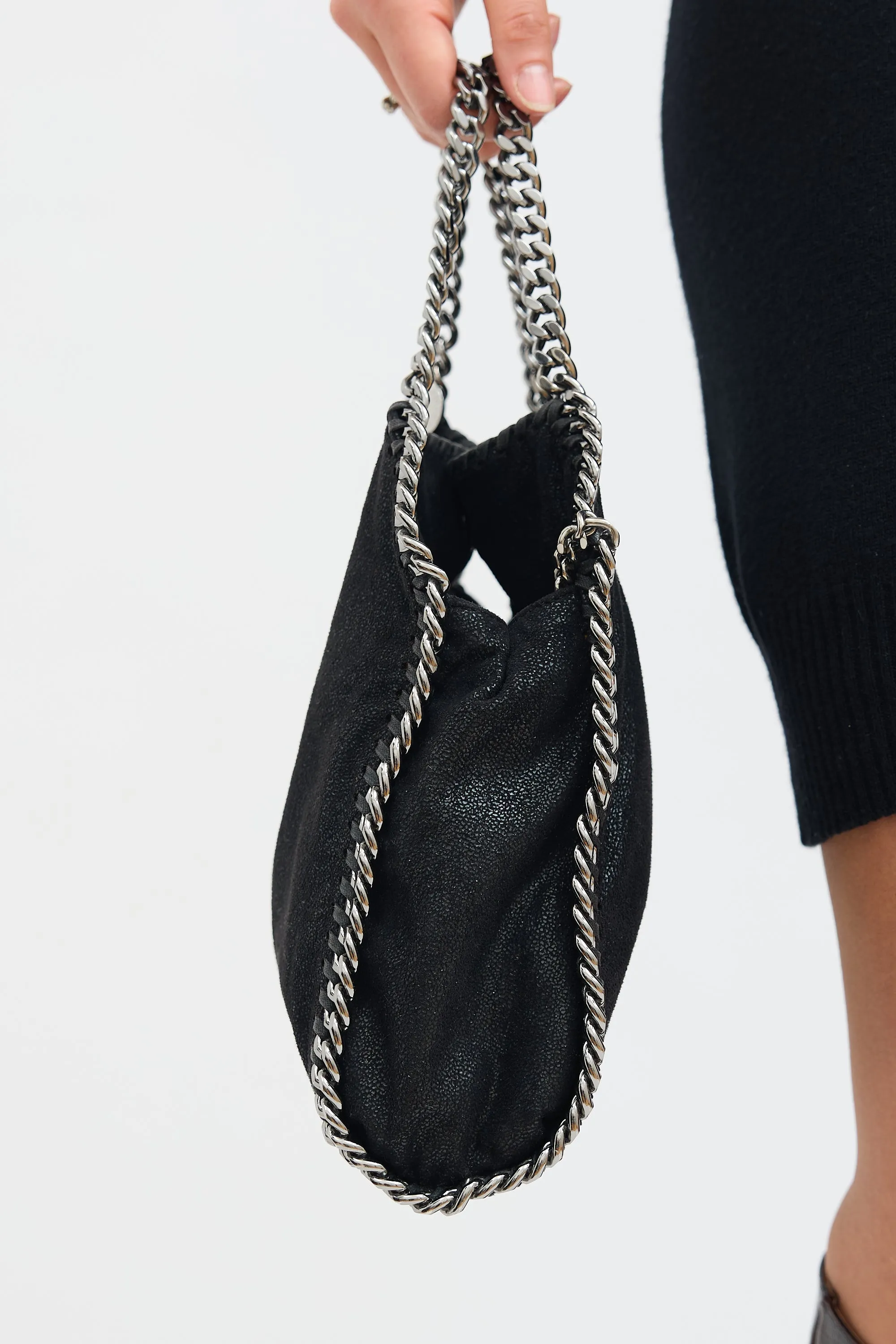 Black Falabella Mini Tote