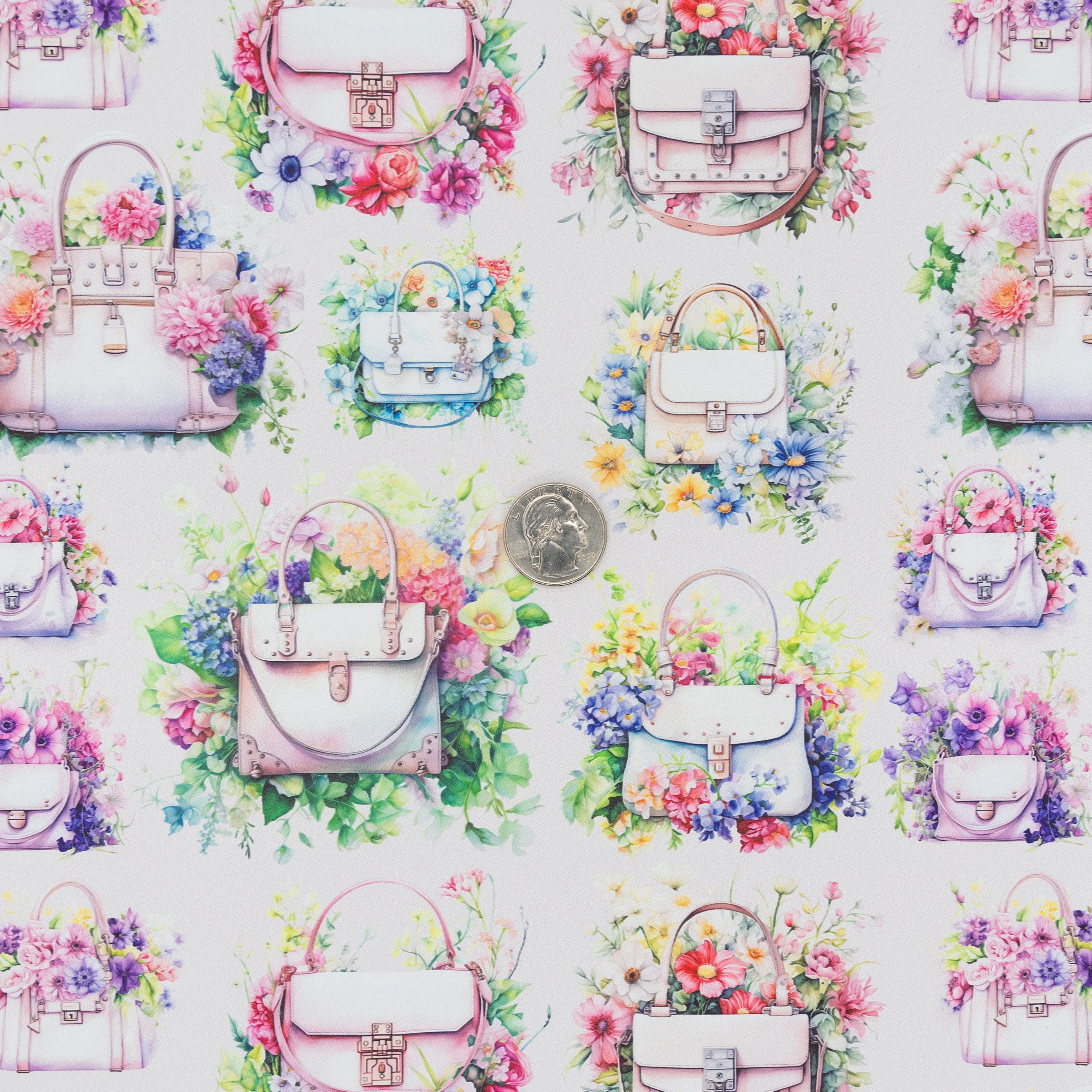 Blossom Bags Printed Vinyl 18" x 53" Roll | Cracked Texture