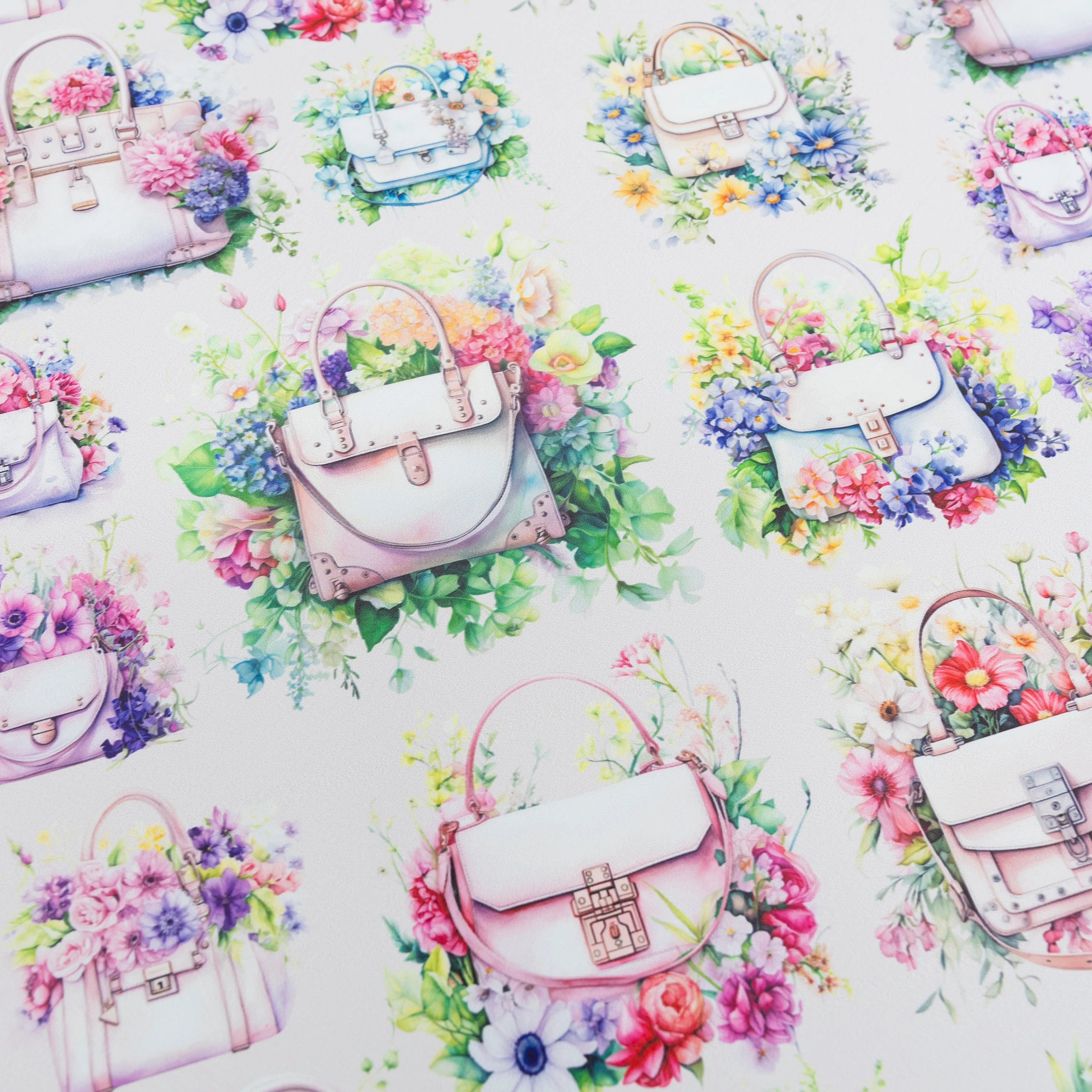 Blossom Bags Printed Vinyl 18" x 53" Roll | Cracked Texture