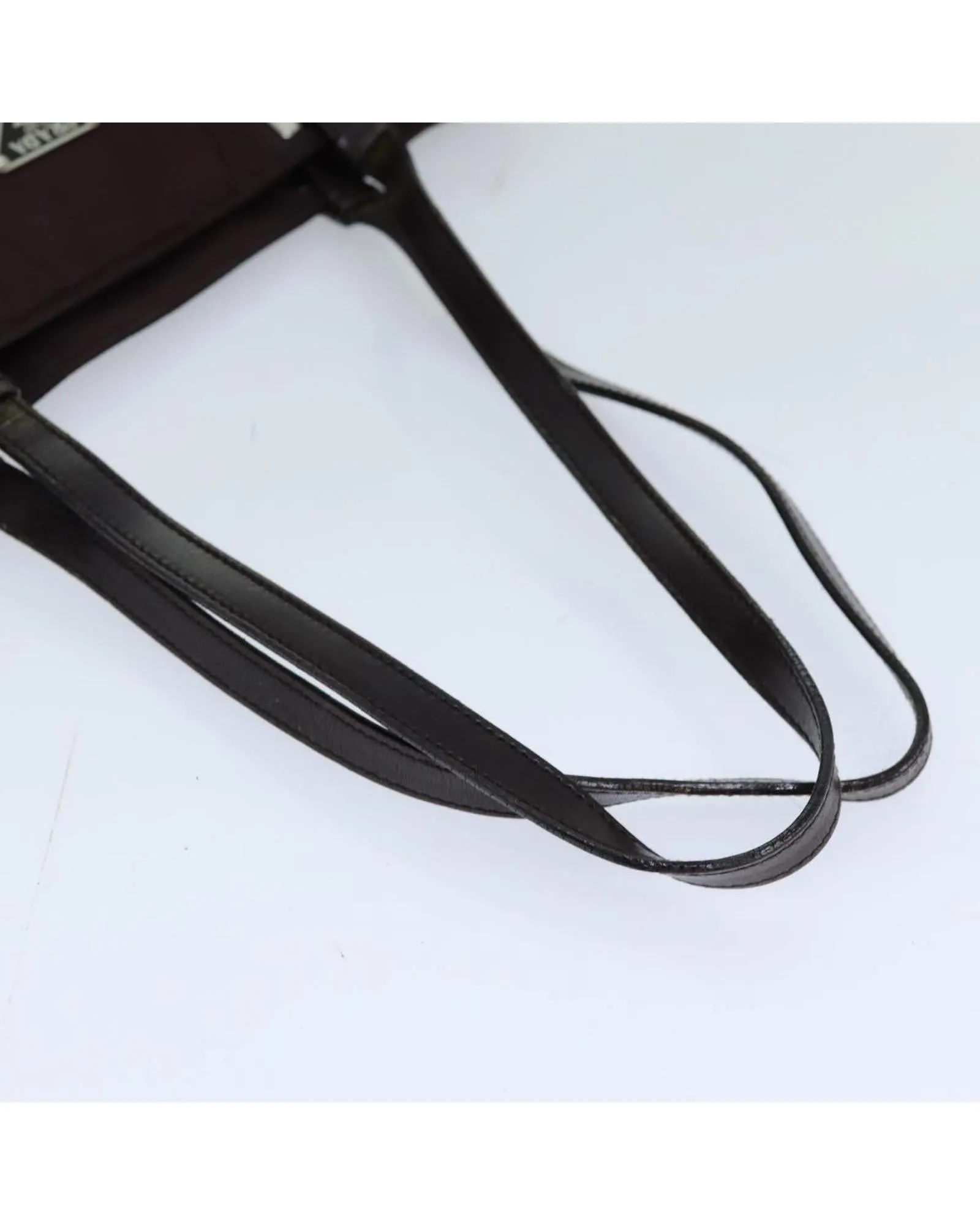 Bordeaux Nylon Tote Bag with Handles - Pre-owned