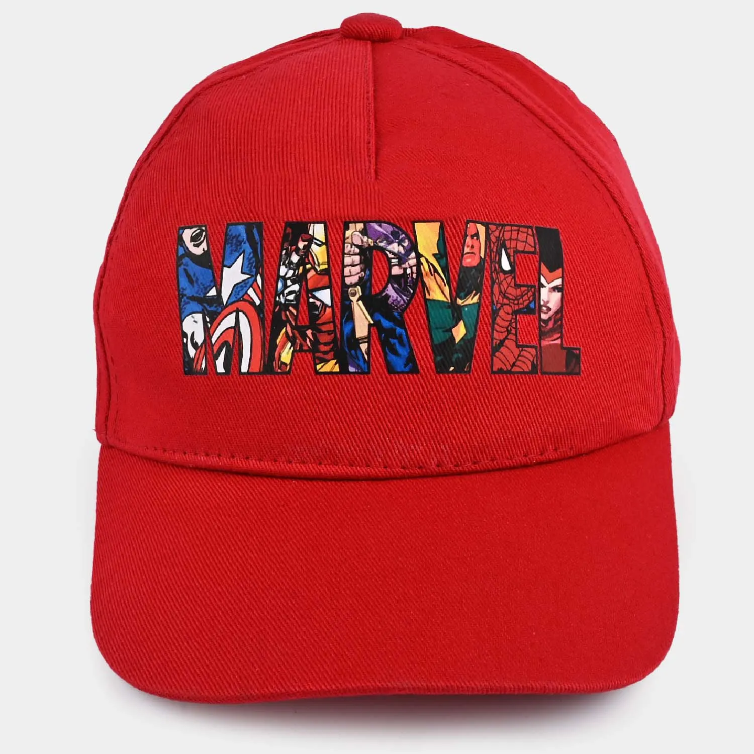 Boys Cap Characters-Red