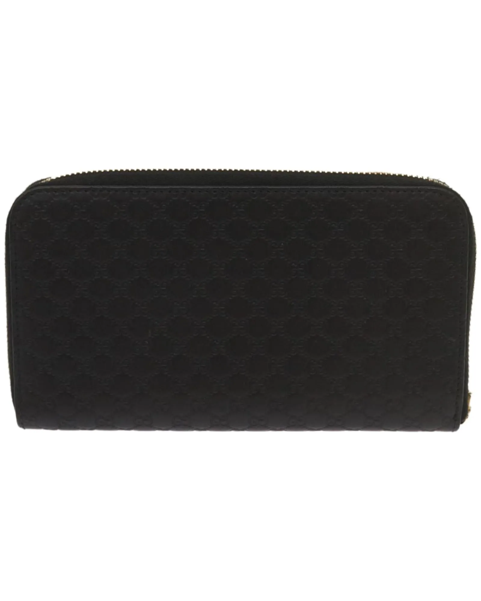 Canvas Long Wallet with Guccissima Pattern and Micro GG Design