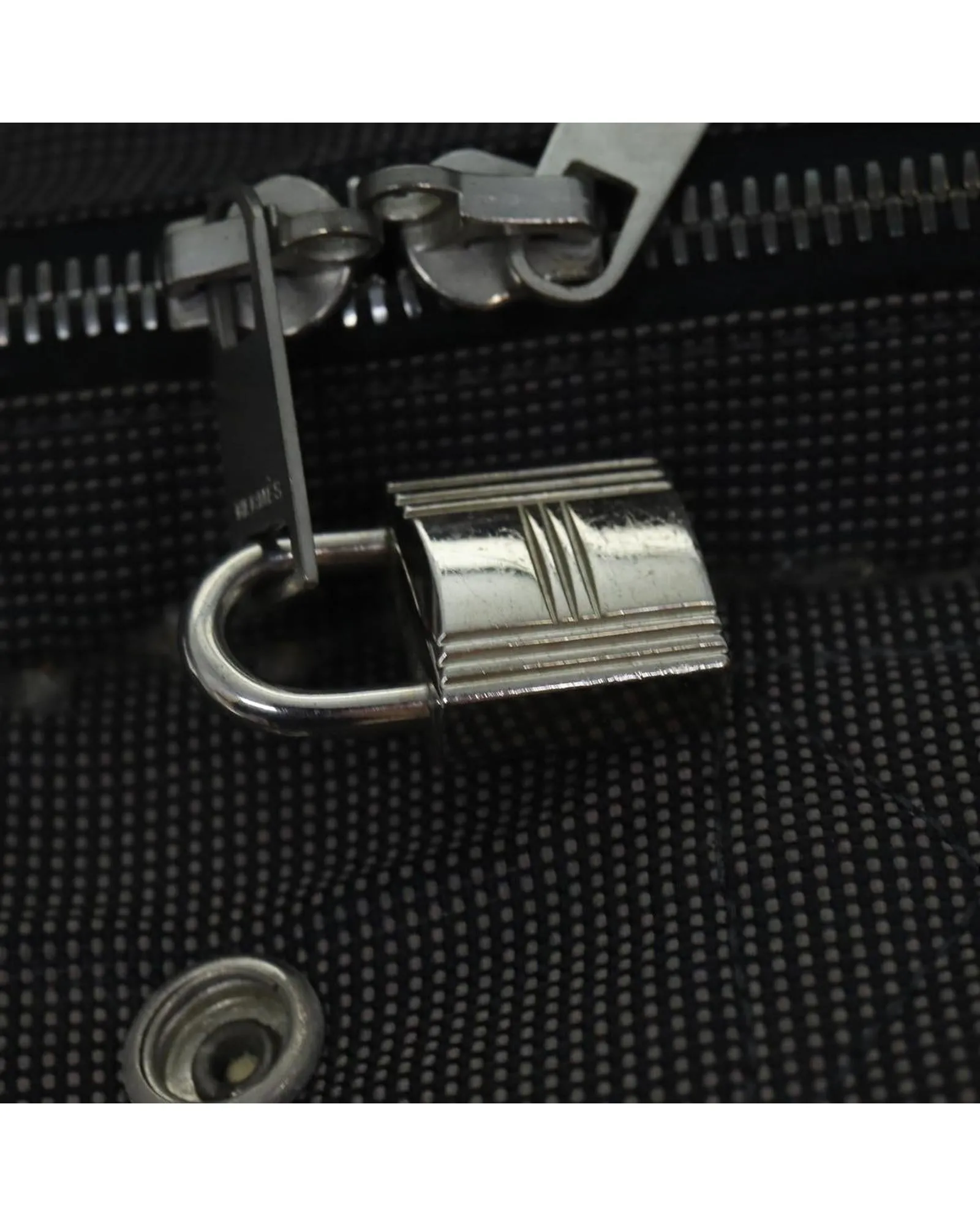 Canvas Tote Bag with Padlock Accessory