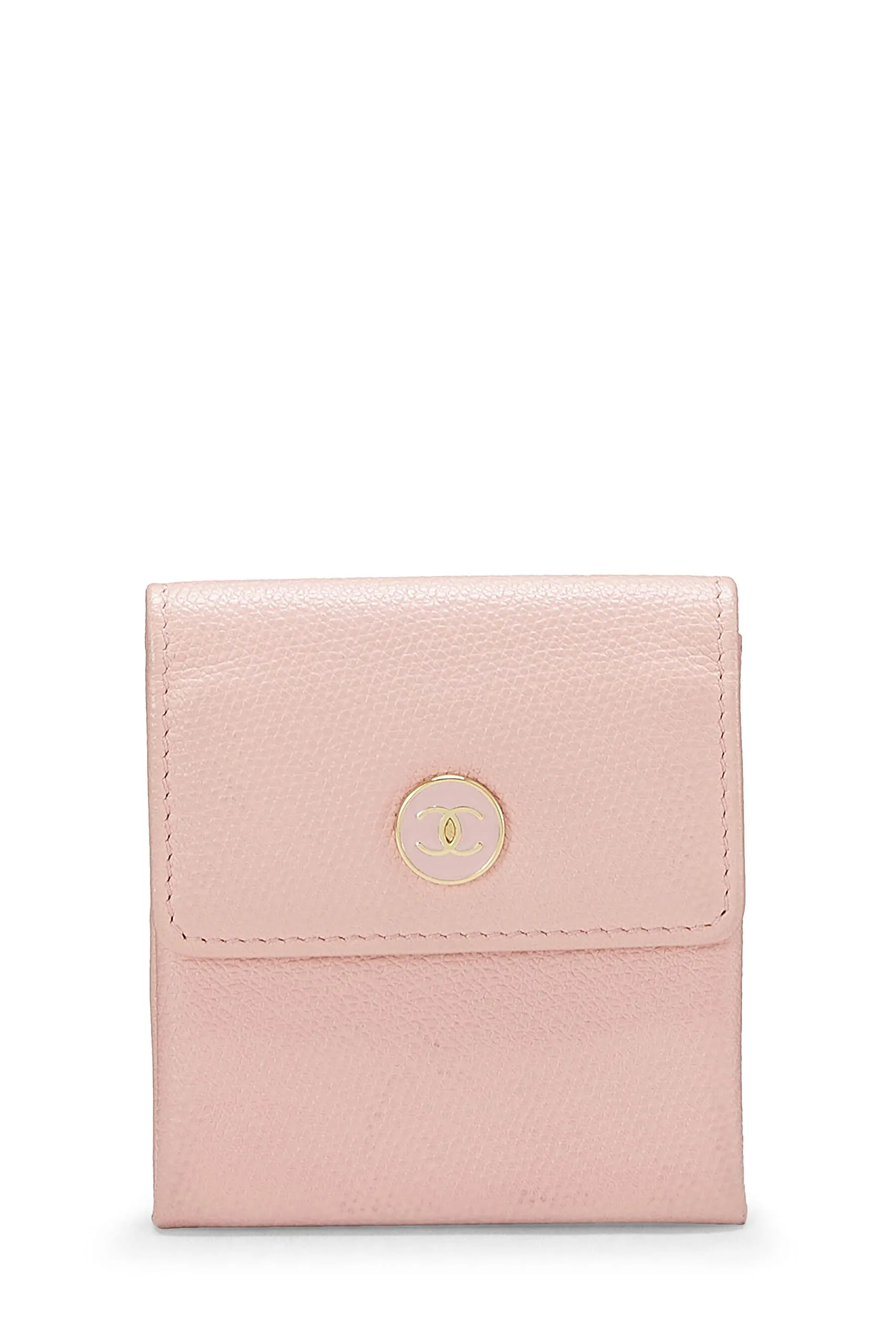 Chanel,  Pink Caviar 'CC' Coin Purse, Pink