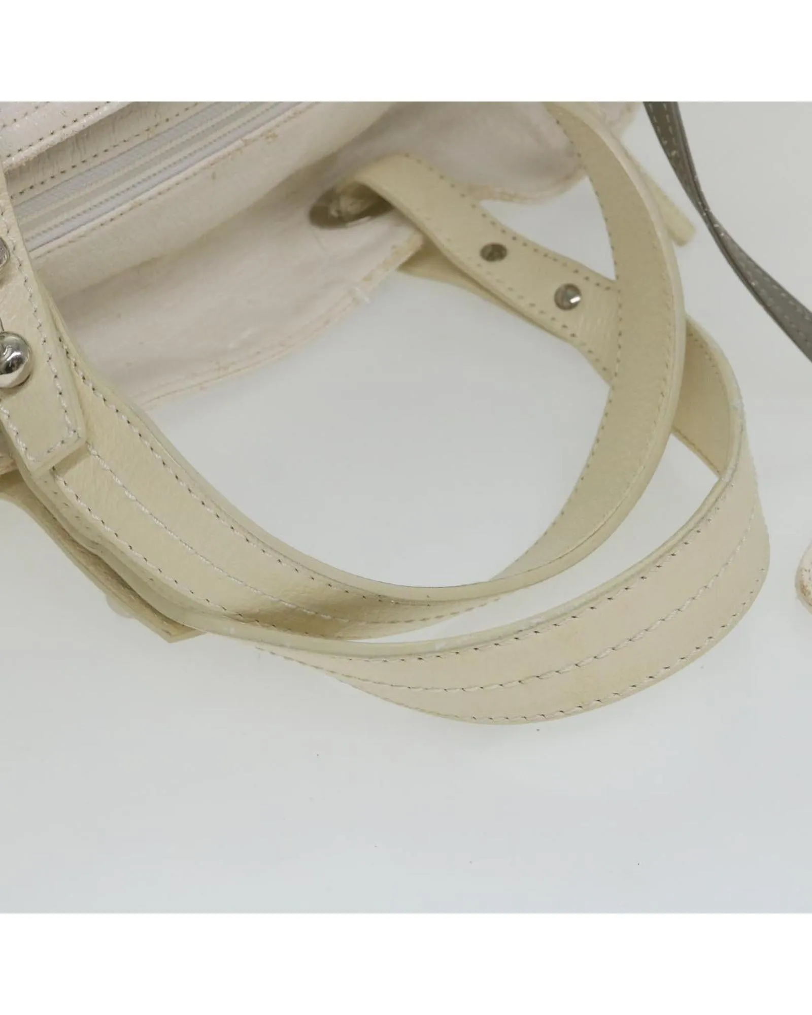 Coated Canvas Tote Bag with White CC Design - Authentic CHANEL Paris