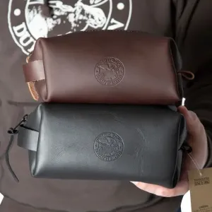 Duluth Pack Leather Travel Kit Bag [2 Colors]