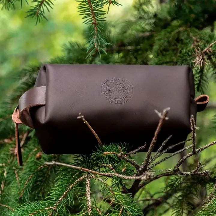 Duluth Pack Leather Travel Kit Bag [2 Colors]