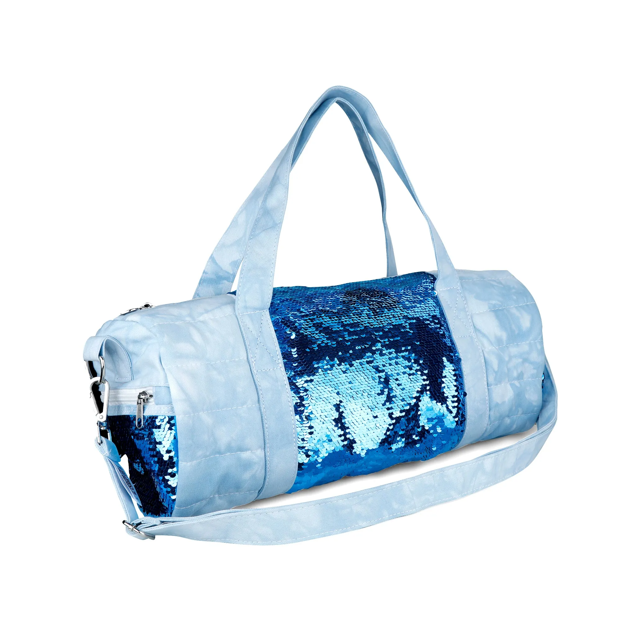Flip Sequin Duffel Bag with Brij™ Tech | Hearts