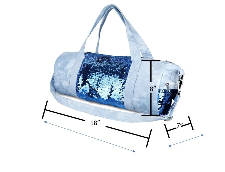 Flip Sequin Duffel Bag with Brij™ Tech | Hearts