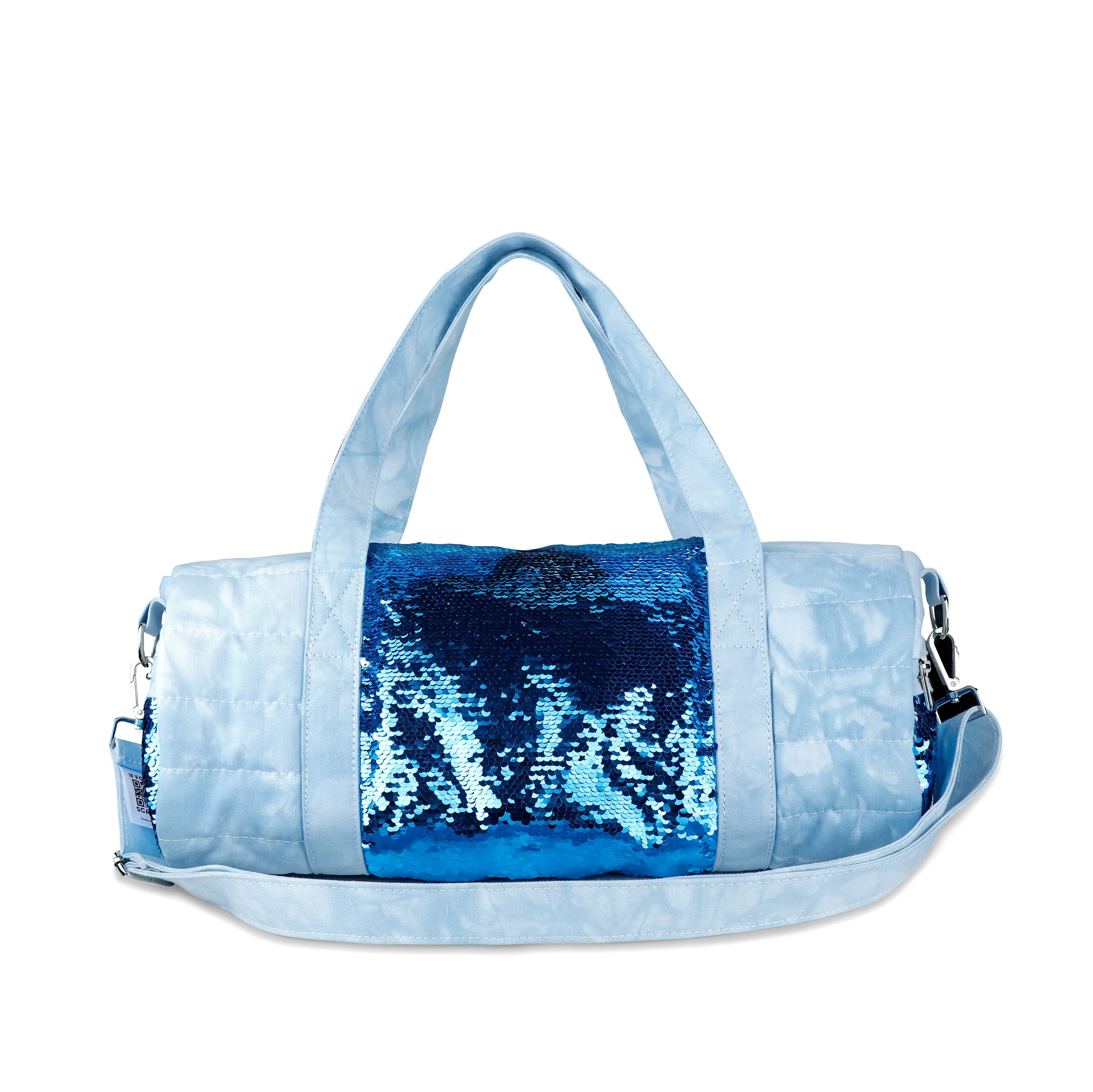Flip Sequin Duffel Bag with Brij™ Tech | Hearts