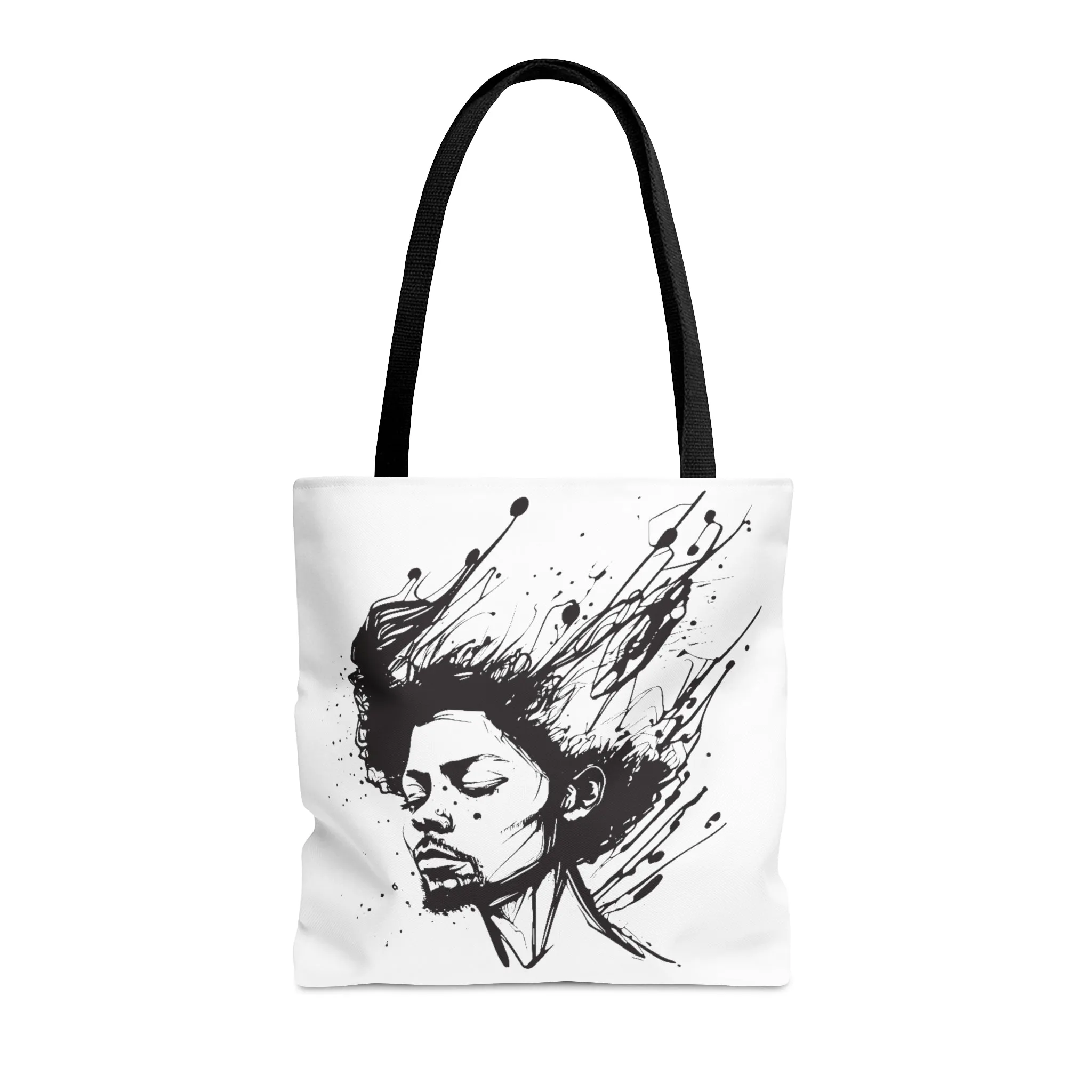 Free Your Mind Tote Bag (AOP). Tote Bag. Green Bag. Everyday Use Bag. Gift For Her. Gift For Him. Anniversary Gift. Positive Affirmation