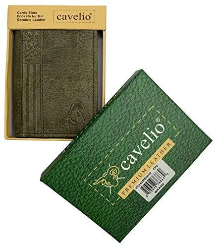 Genuine Leather Business Card Holder Name Card Case Credit Card Wallet with ID Window RFID Blocking USA Series RFID70HU