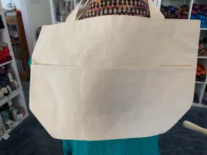 Giggling Hens Logo Canvas Project Bag