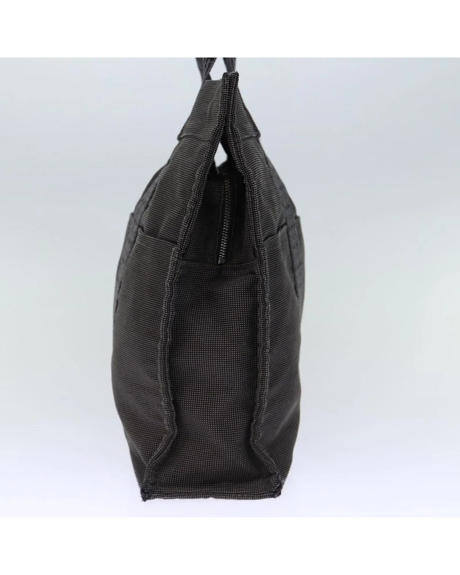 Gray Canvas Tote Bag - Authentic HERMES