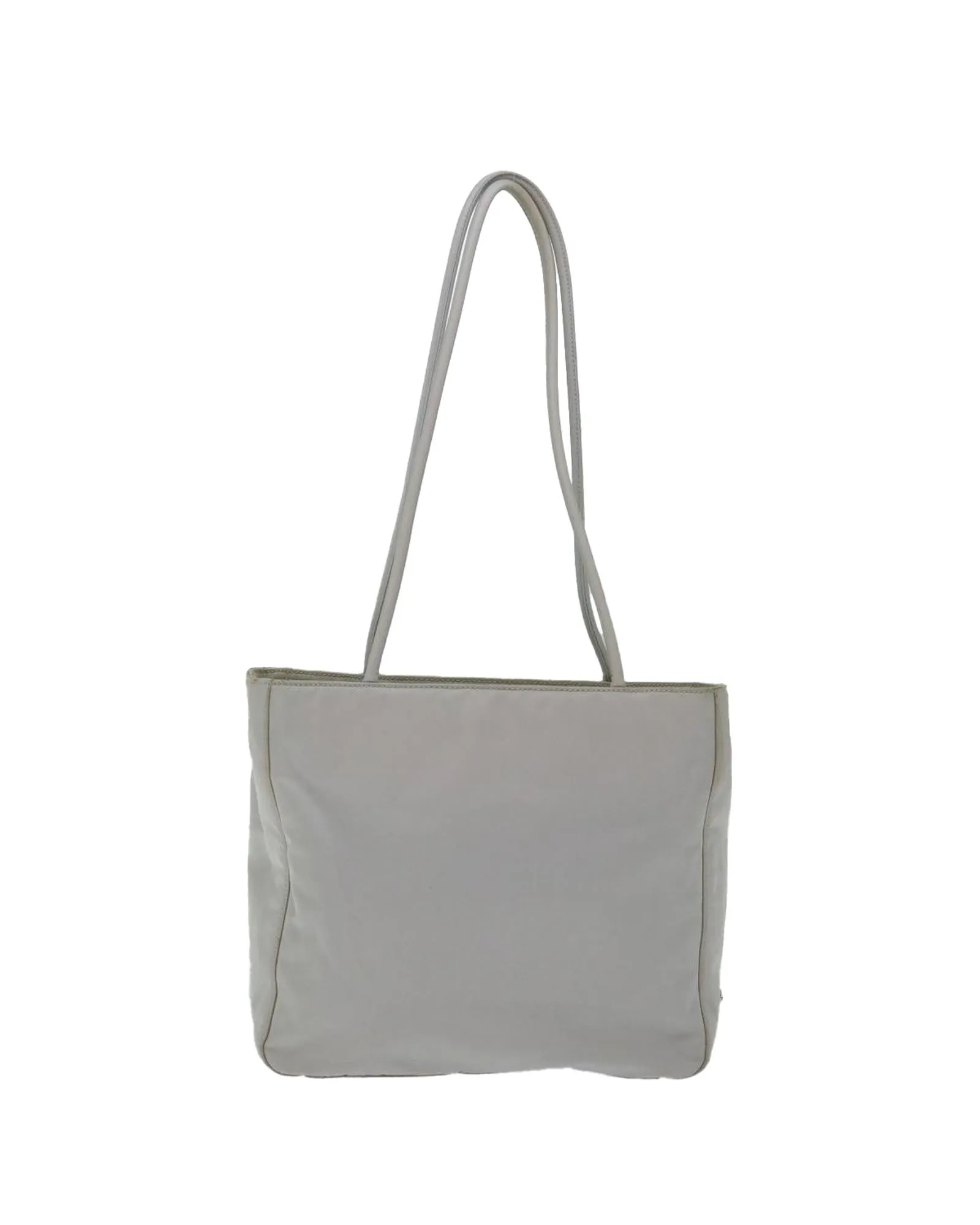 Gray Nylon Tote Bag with Accessory - Made in Italy