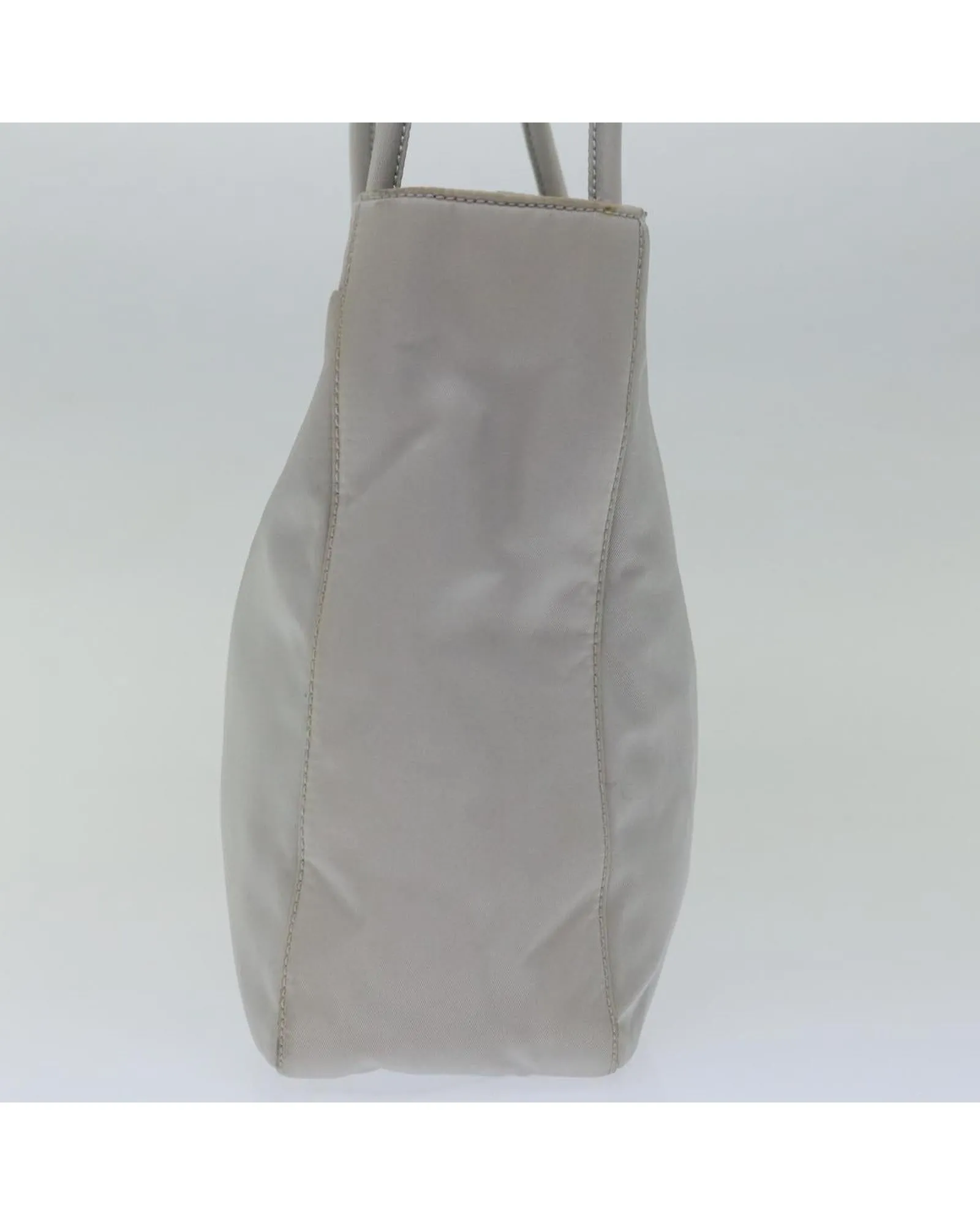 Gray Nylon Tote Bag with Accessory - Made in Italy