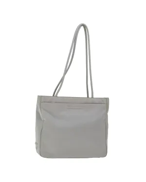 Gray Nylon Tote Bag with Accessory - Made in Italy