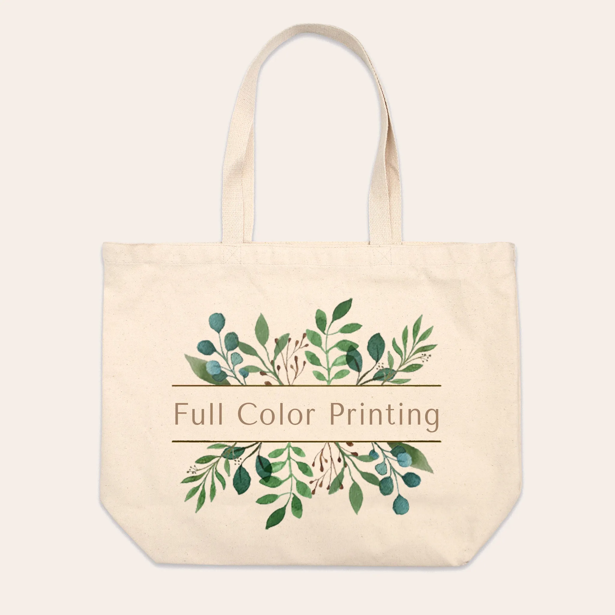 Jumbo Cotton Canvas Tote Bag