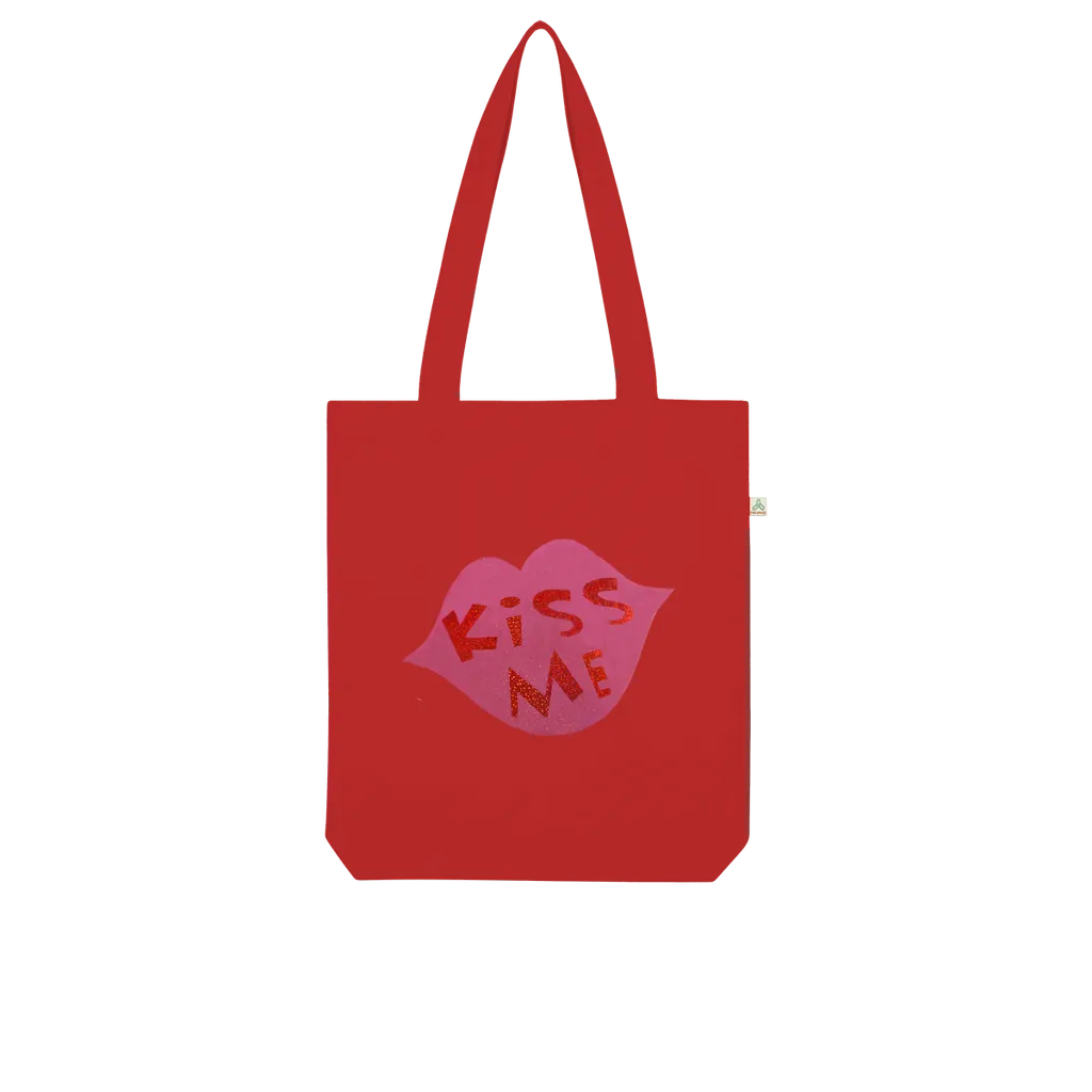 KissMe Organic Tote Bag
