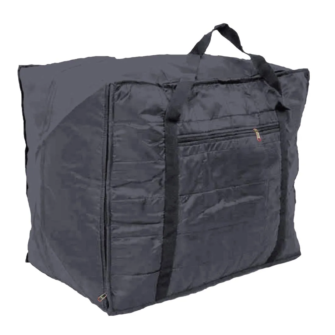 Kuber Industries Parachute 2 Pieces Jumbo Attachi Bag Travel Handbag Storage Carrying Bag, Blanket Cover, Duffle, Travel Multi-Purpose Bag (Grey) CTKTC134654