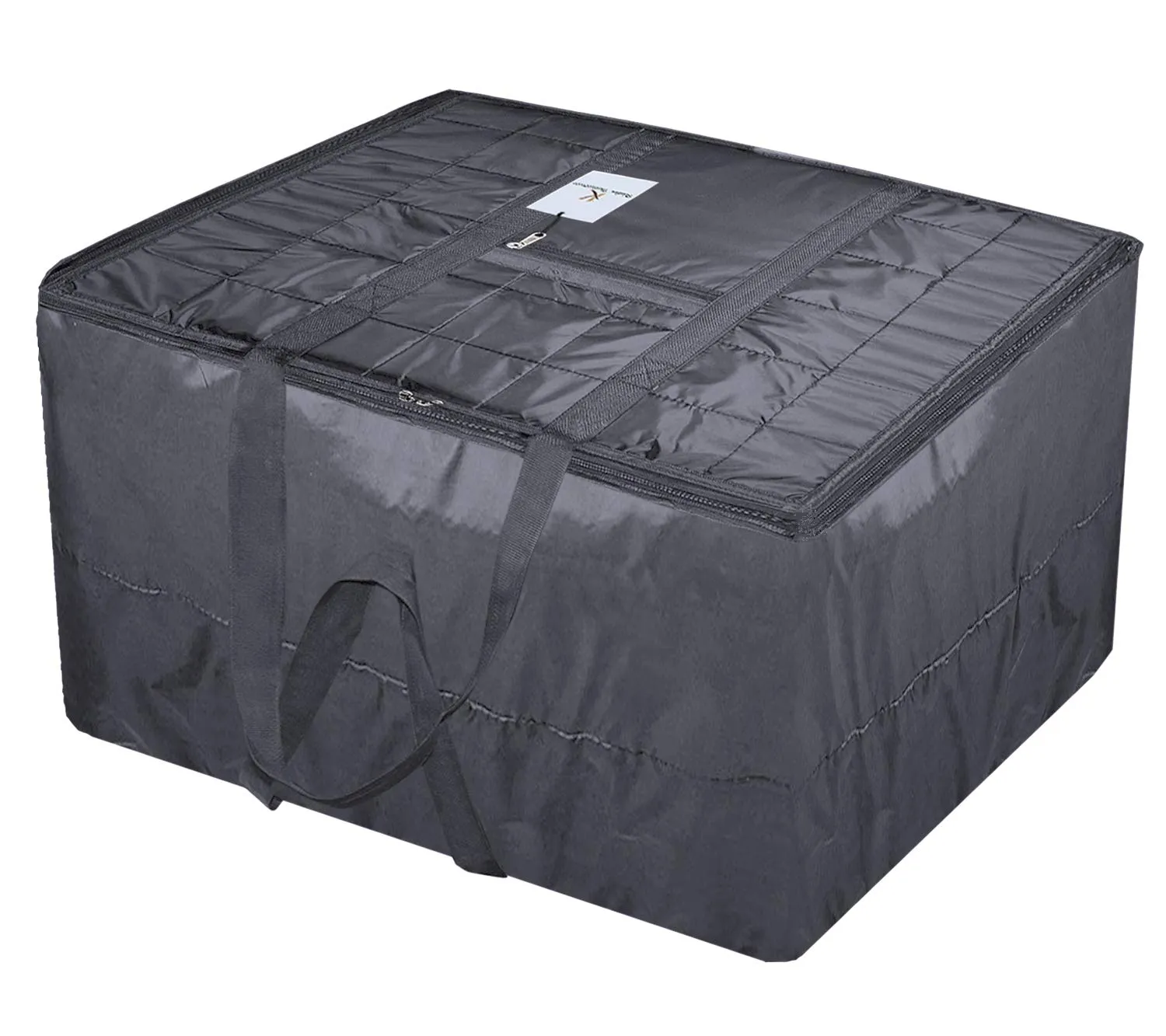 Kuber Industries Parachute 2 Pieces Jumbo Attachi Bag Travel Handbag Storage Carrying Bag, Blanket Cover, Duffle, Travel Multi-Purpose Bag (Grey) CTKTC134654