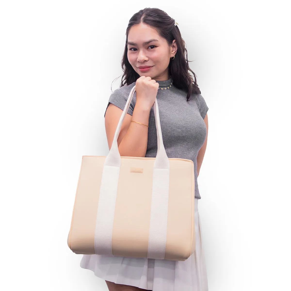 Lana Tote Bag in Brie