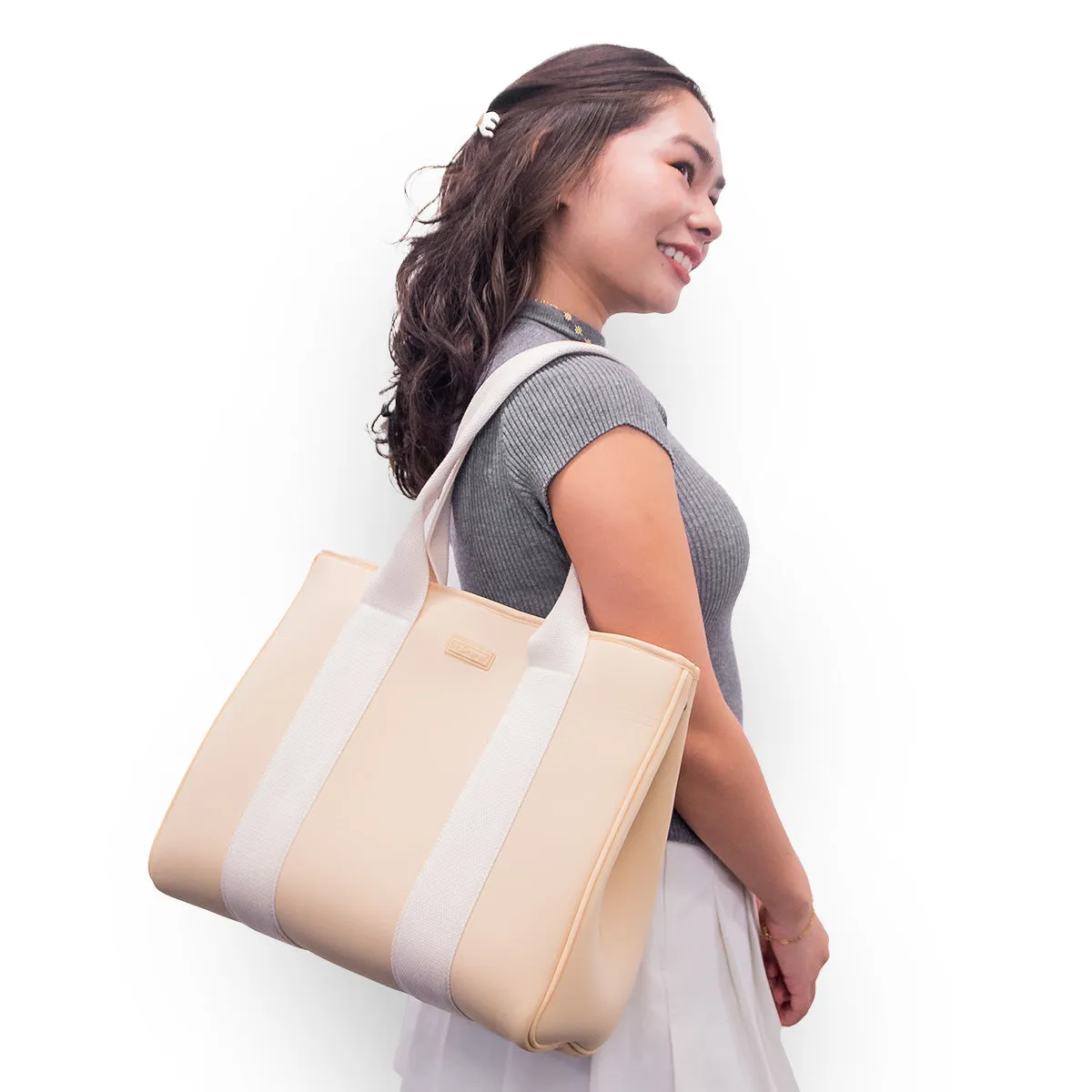 Lana Tote Bag in Brie