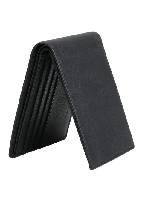 Mancini Leather Men's RFID Secure Wallet with Coin Pocket