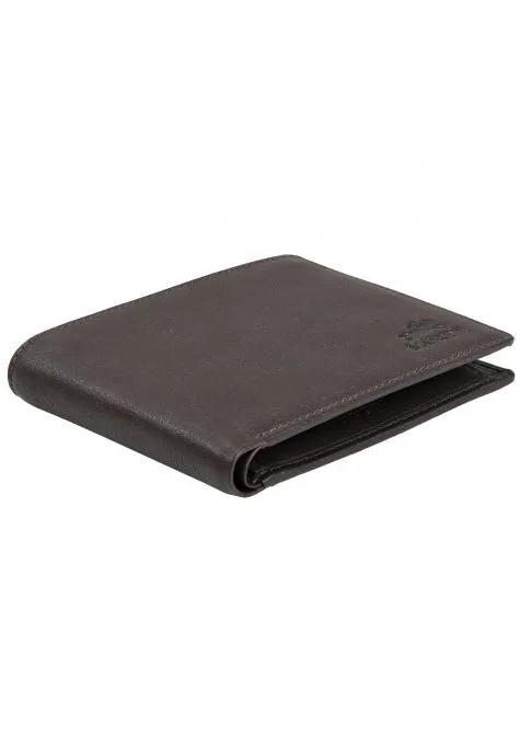 Mancini Leather Men's RFID Secure Wallet with Coin Pocket