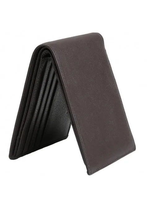 Mancini Leather Men's RFID Secure Wallet with Coin Pocket