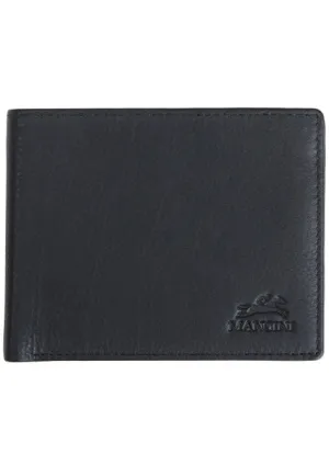 Mancini Leather Men's RFID Secure Wallet with Coin Pocket
