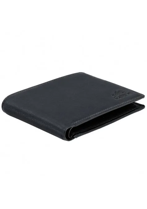 Mancini Leather Men's RFID Secure Wallet with Coin Pocket