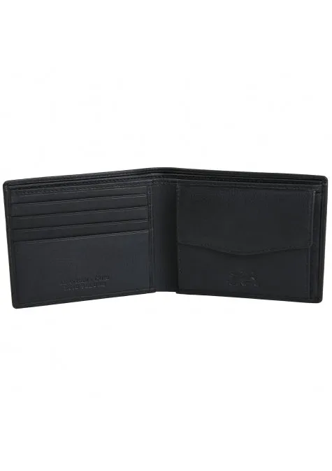Mancini Leather Men's RFID Secure Wallet with Coin Pocket