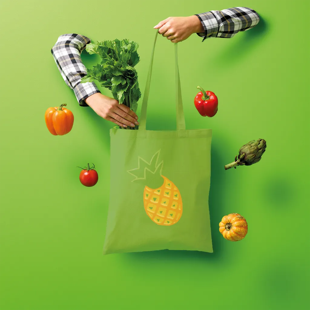 Pineapple Shopper Tote Bag