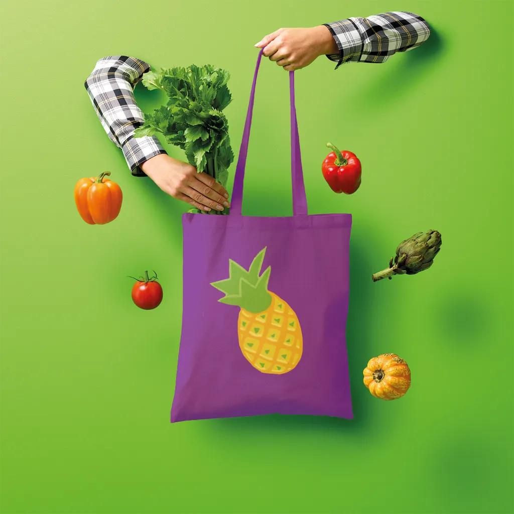 Pineapple Shopper Tote Bag