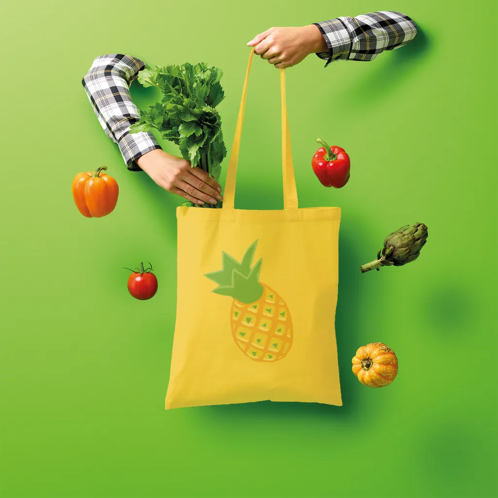 Pineapple Shopper Tote Bag