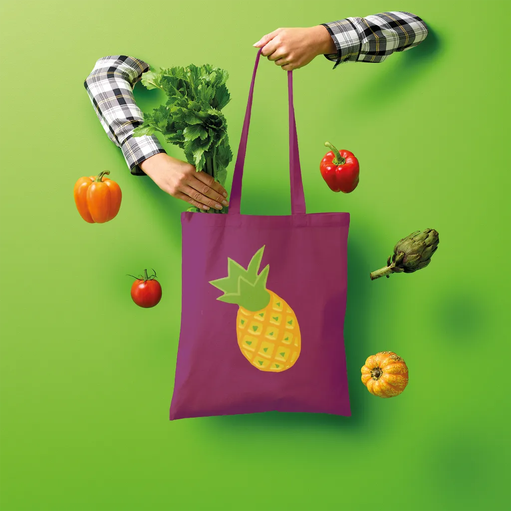 Pineapple Shopper Tote Bag