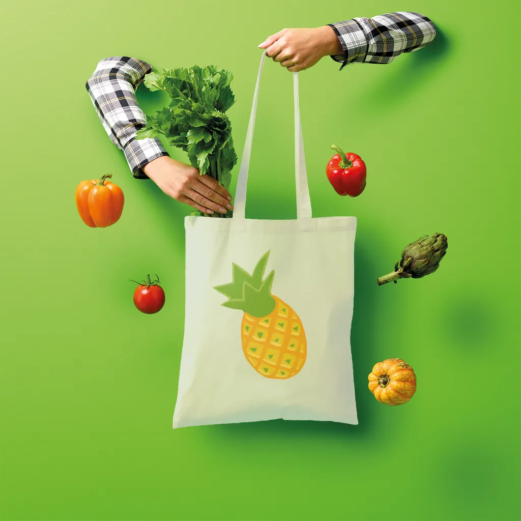 Pineapple Shopper Tote Bag