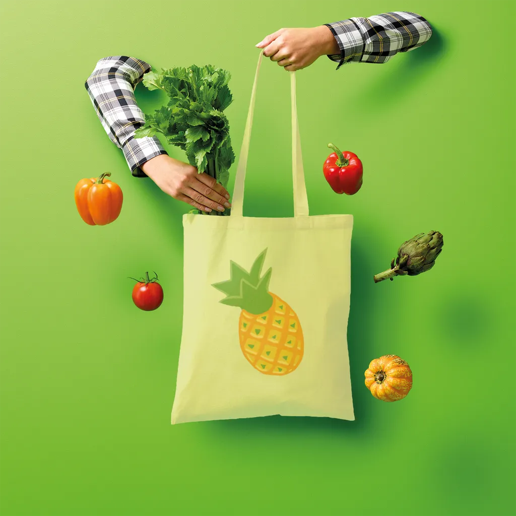 Pineapple Shopper Tote Bag