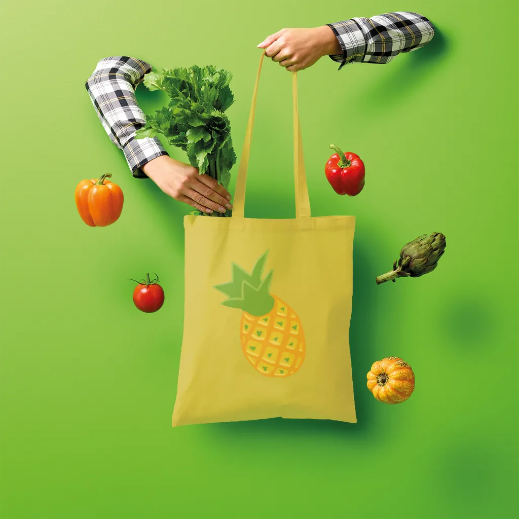 Pineapple Shopper Tote Bag