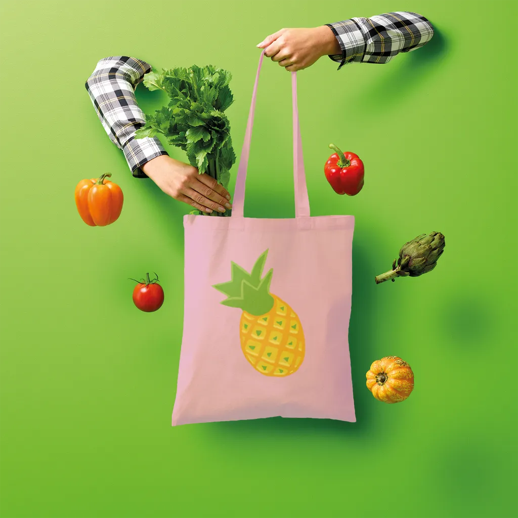 Pineapple Shopper Tote Bag