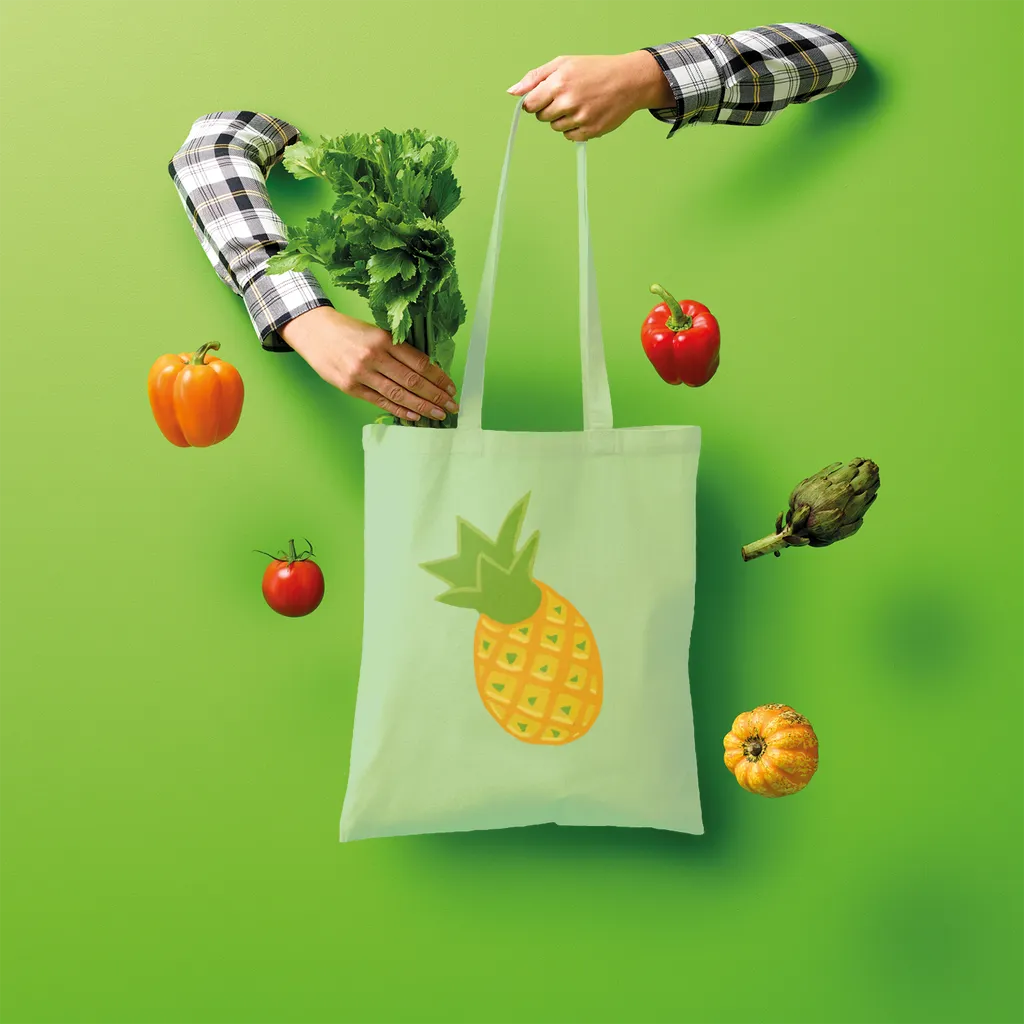 Pineapple Shopper Tote Bag