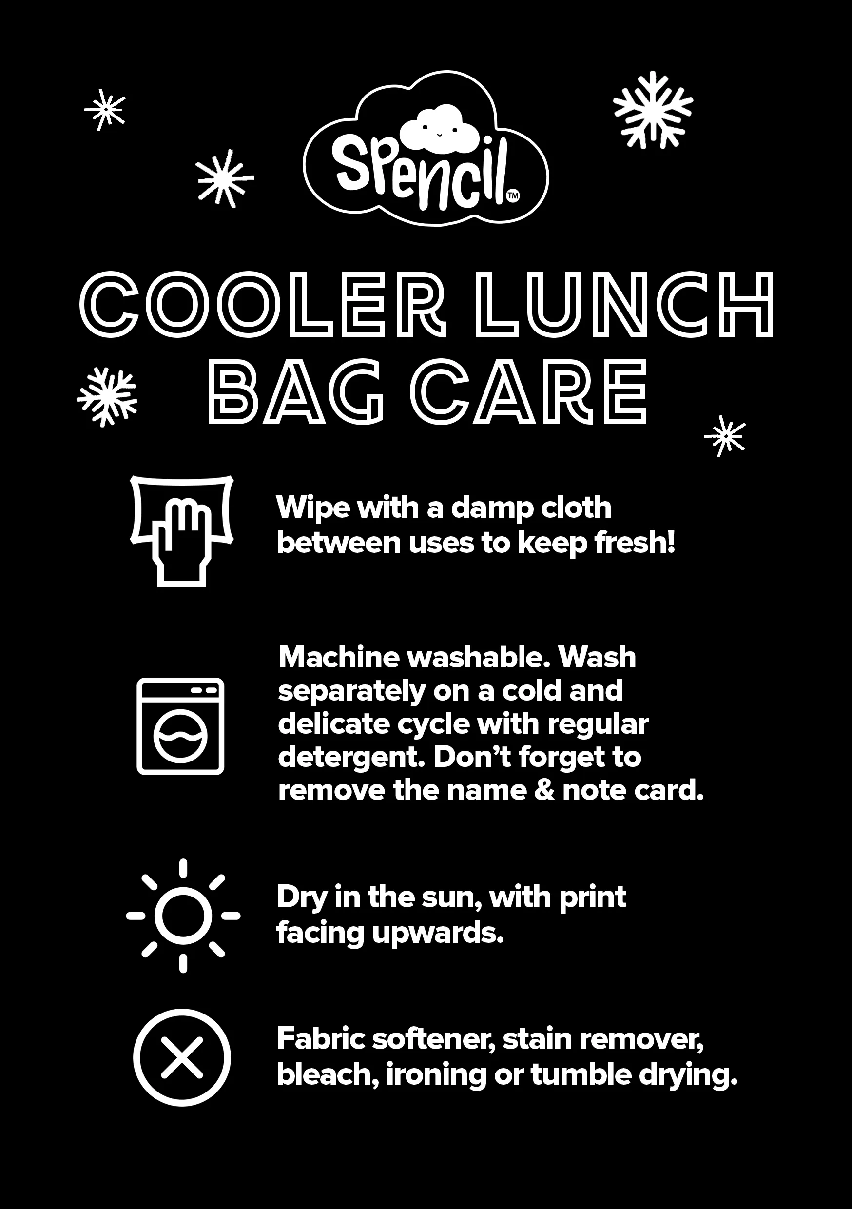 Spencil BIG Cooler Lunch Bag   Chill Pack - Turtle Of Life