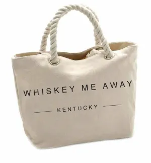 Whiskey Me Away Oversized Tote Bag